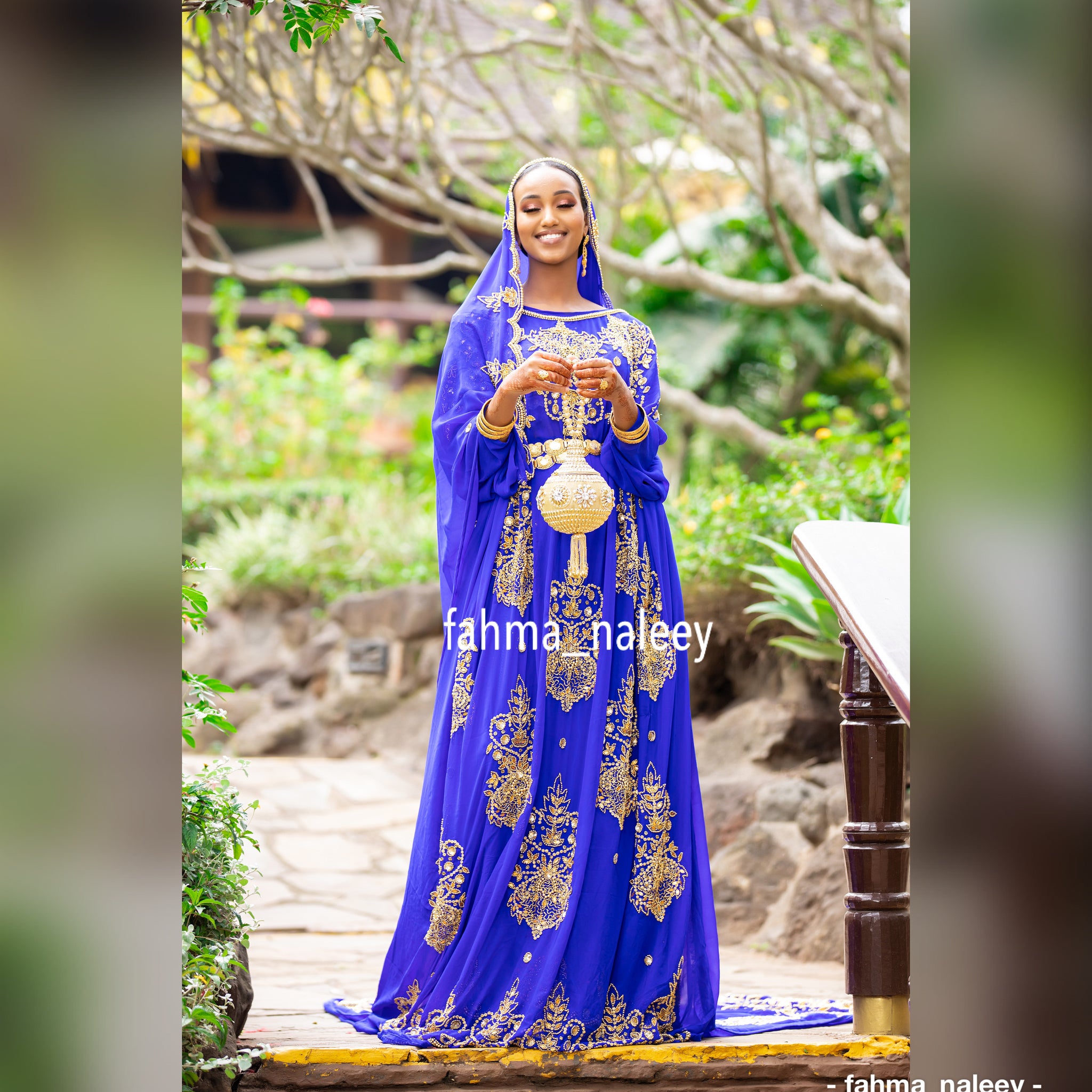 Bilan Blue Somali Bridal Dirac ...